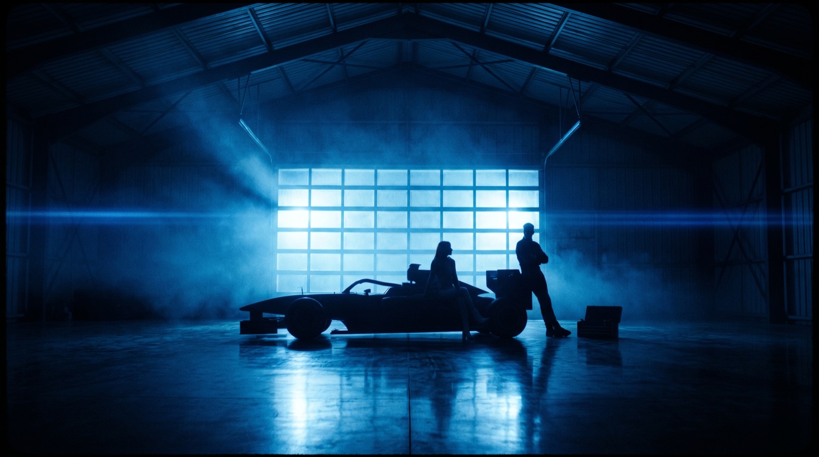 AI generated automotive film still, Denzong Labs